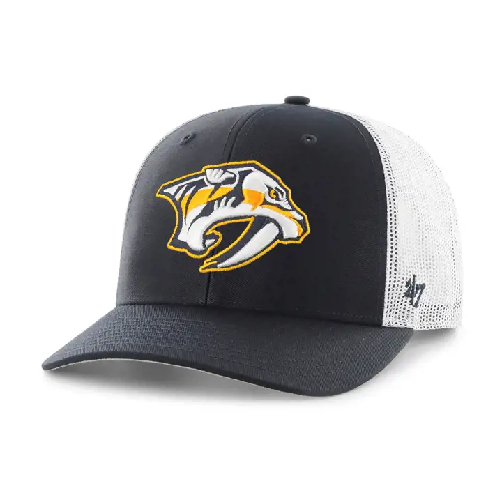 Casquette de camionneur basique bleu marine des Predators de Nashville de la LNH