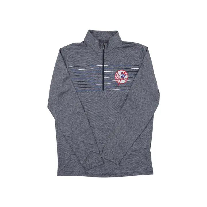 Haut New York Yankees MLB Pratique 1/4 Zip Antigua Bleu Marine H