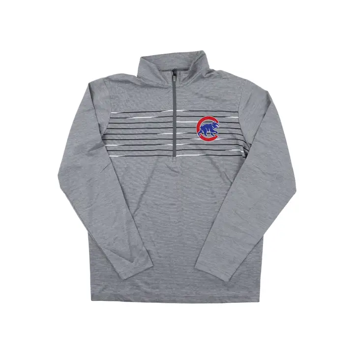 Chicago Cubs MLB Entraînement Haut 1/4 Zip Antigua Gry C+Crawling