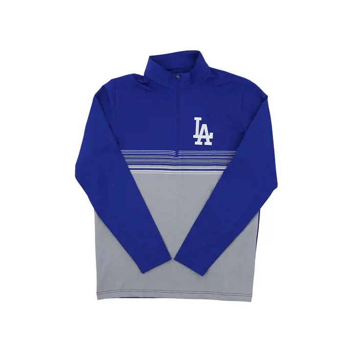Haut Los Angeles Dodgers MLB Pace 1/4 Zip Antigua Rbl LA