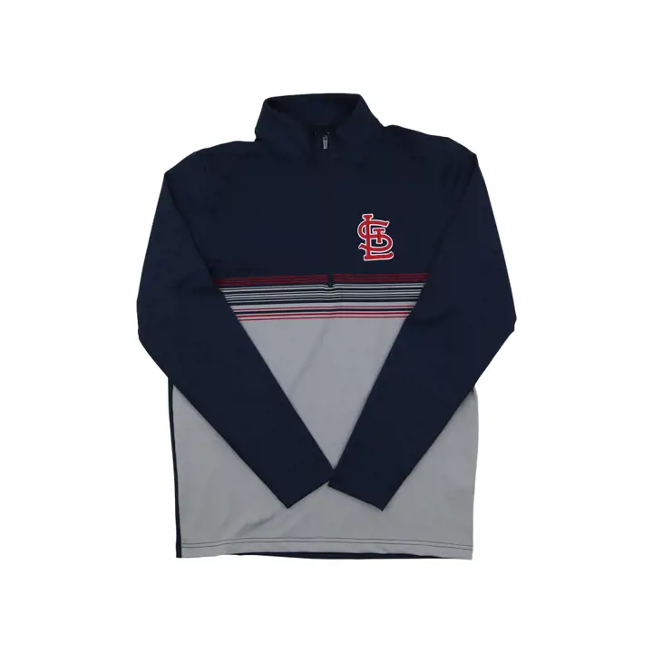 Haut 1/4 zip St. Louis Cardinals MLB Antigua marine STL