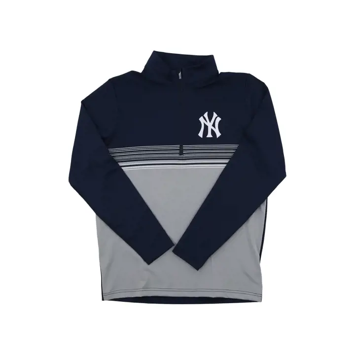 Haut de survêtement New York Yankees MLB Pace 1/4 Zip Antigua Marine NY