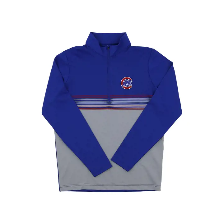 Haut Chicago Cubs MLB Pace 1/4 Zip Antigua Marine C+Crawling Be