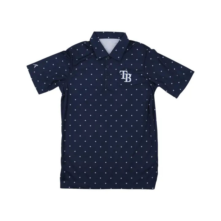 Tampa Bay Rays MLB Polo de Baseball Bleu Marine TB