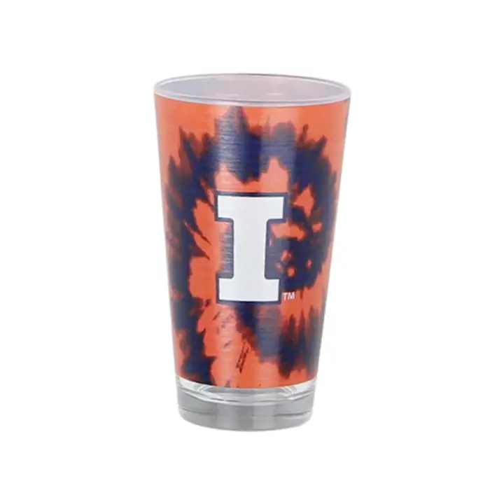 Verre mélangeur Tie Dye 47 cl Illinois Fighting Illini