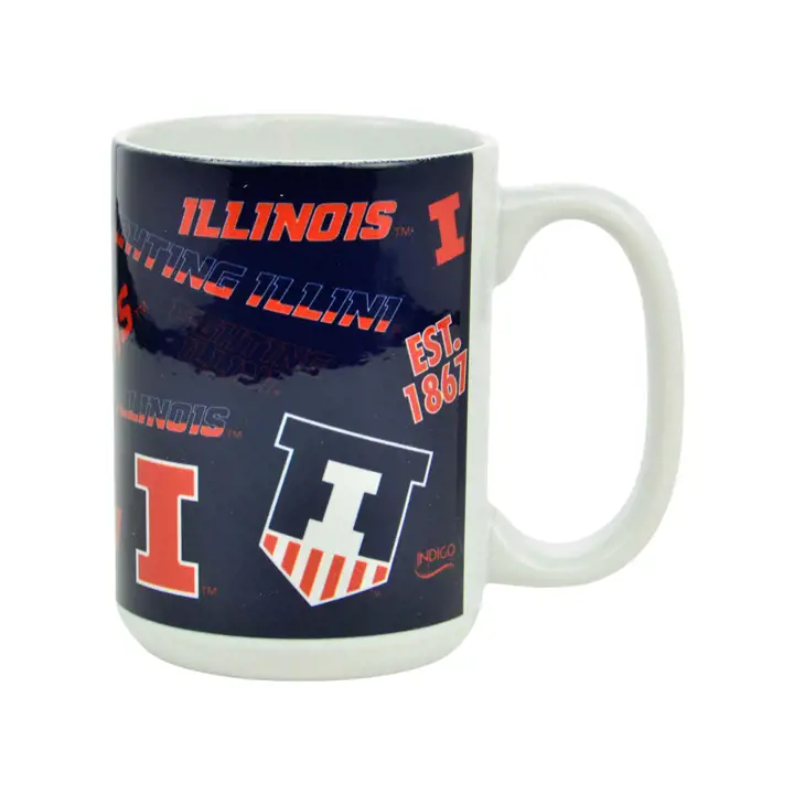 Mug à café Medley Illinois Fighting Illini 44 cl