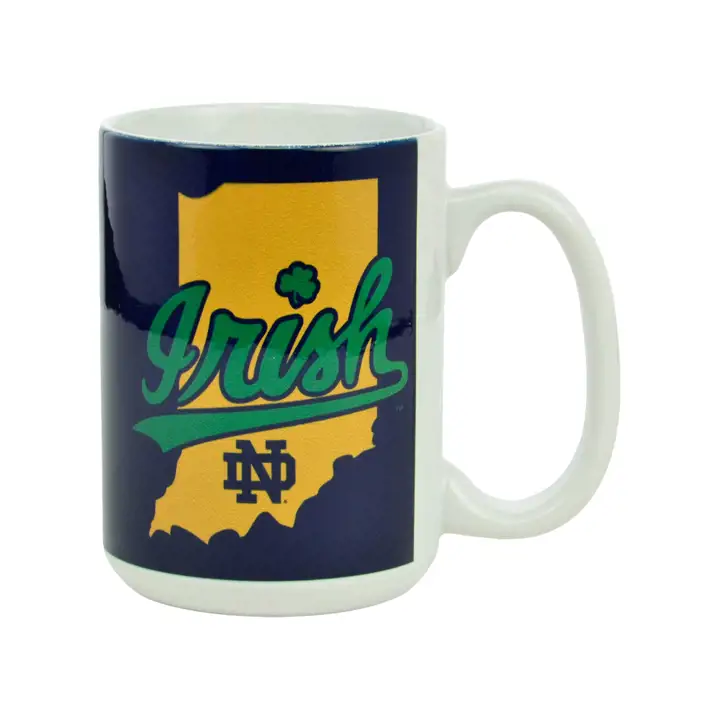 Notre Dame Fighting Irish 15oz Tasse à café ast