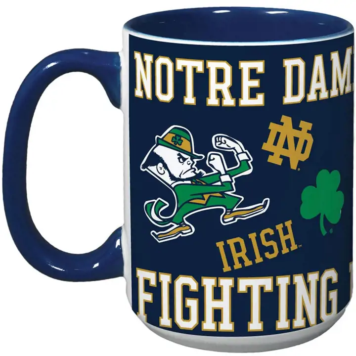 Mug à café Notre Dame Fighting Irish 15oz Medley