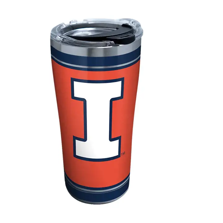 Bouteille isotherme en acier inoxydable NCAA Campus 600 ml Illinois Fighting Illini