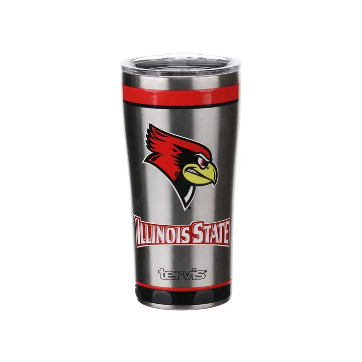 Bouteille isotherme en acier inoxydable Tradition NCAA 20 oz Illinois State Redbirds