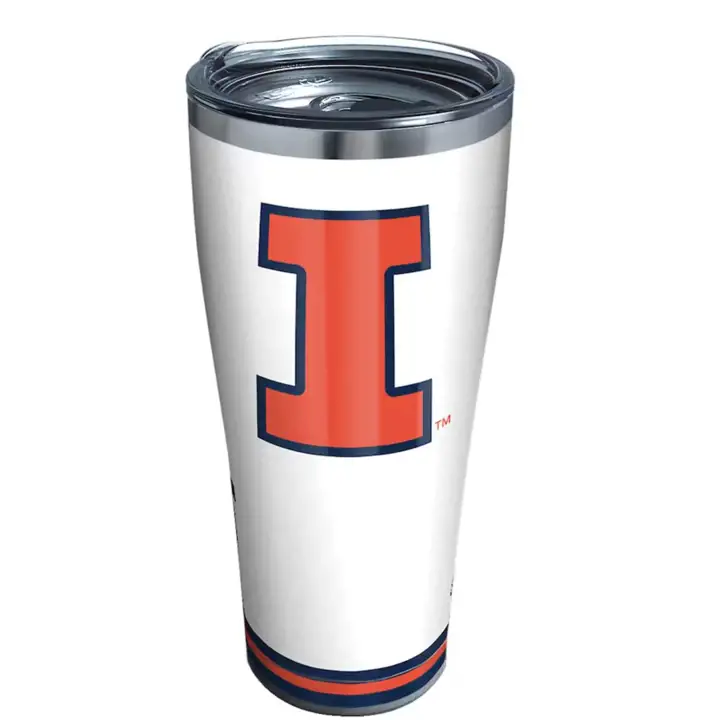 Illinois Fighting Illini 30oz NCAA Acier Inoxydable Arctique