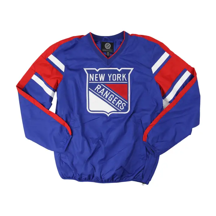 Chandail en V des Rangers de New York LNH Swing Away rbl