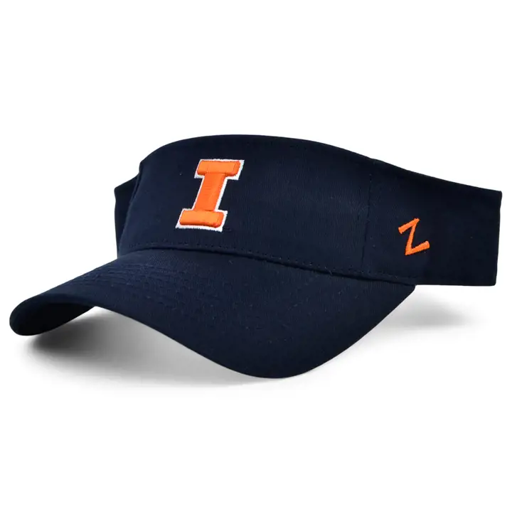 Visière de Forage Z NCAA Illinois Fighting Illini bleu marine