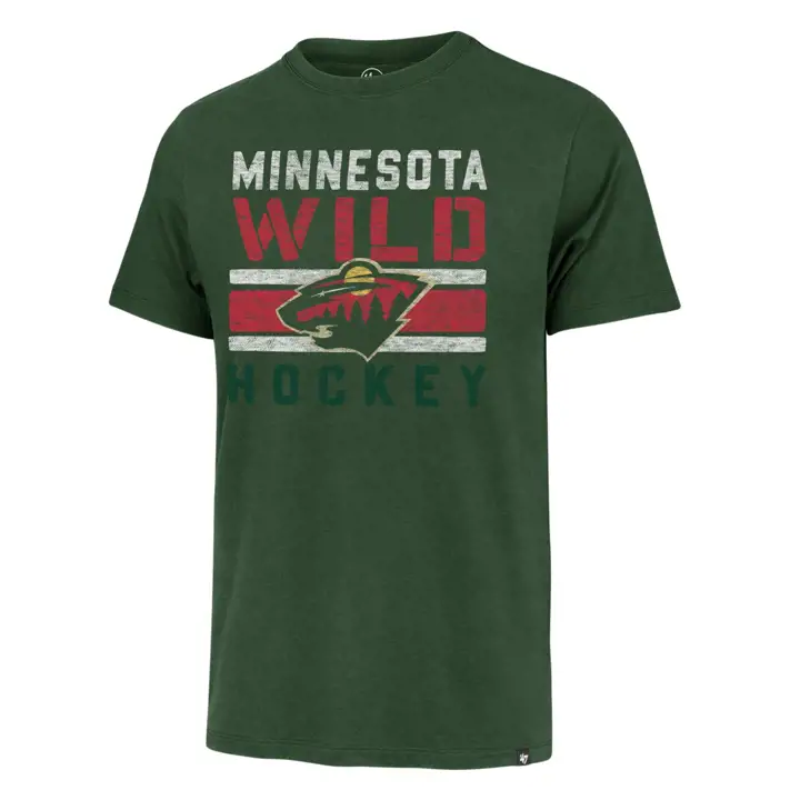 T-shirt Franklin Minnesota Wild NHL Top Bins vert