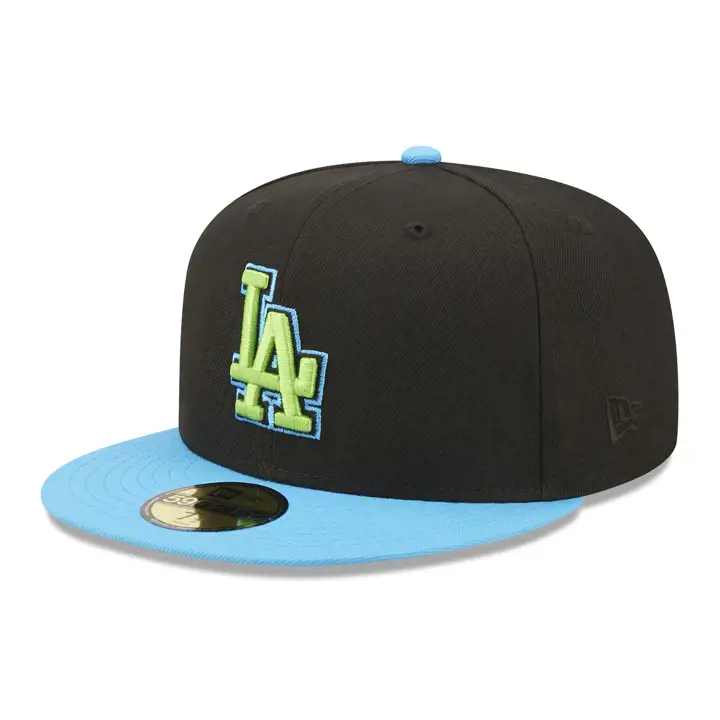 Los Angeles Dodgers MLB Turtle Power 59FIFTY blc/org/vrt foncé
