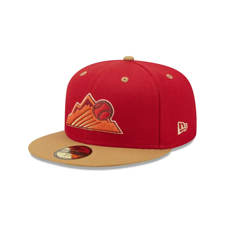 Colorado Rockies MLB Red Rocks 59FIFTY Scarlet/whe/cred