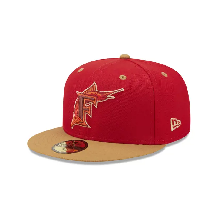 Casquette 59FIFTY MLB Red Rocks Florida Marlins Rouge/blanc/rouge