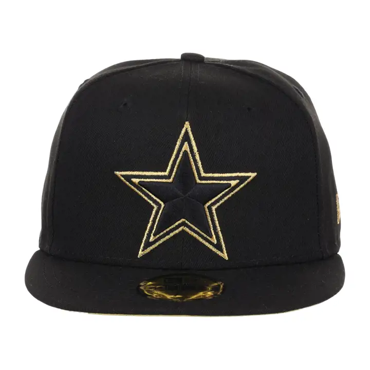 Dallas Cowboys NFL Metallic Thread 59FIFTY NOIR