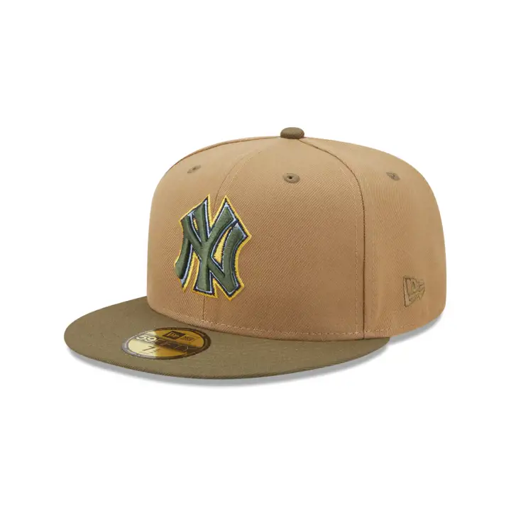 New York Yankees MLB Lamar Valley 59FIFTY kha/olv/skbl