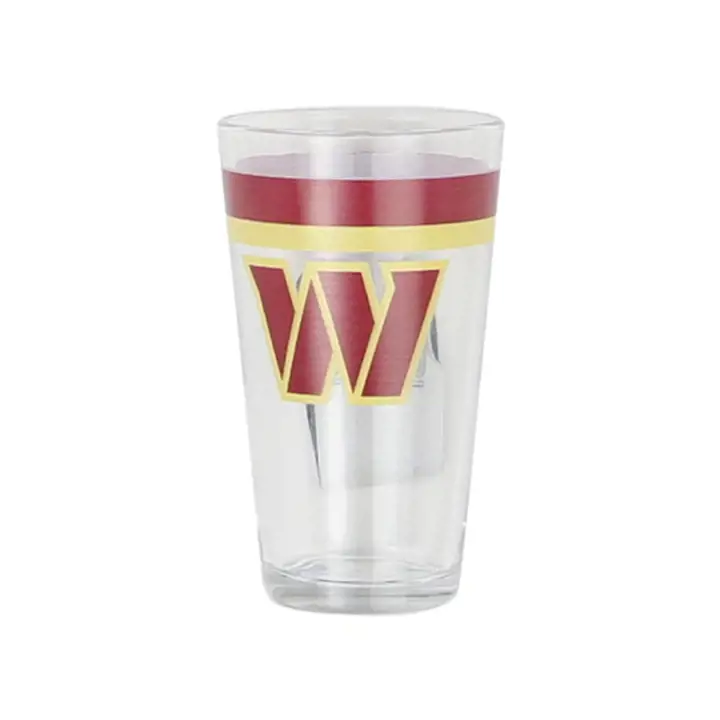 Verre à pinte à double bande de 16 oz Commanders