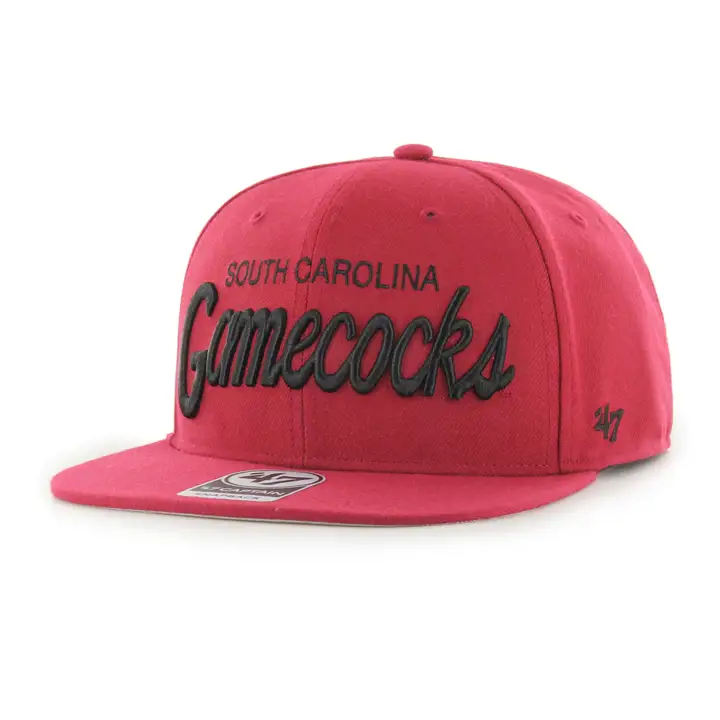 South Carolina Gamecocks NCAA Script Crosstown rouge