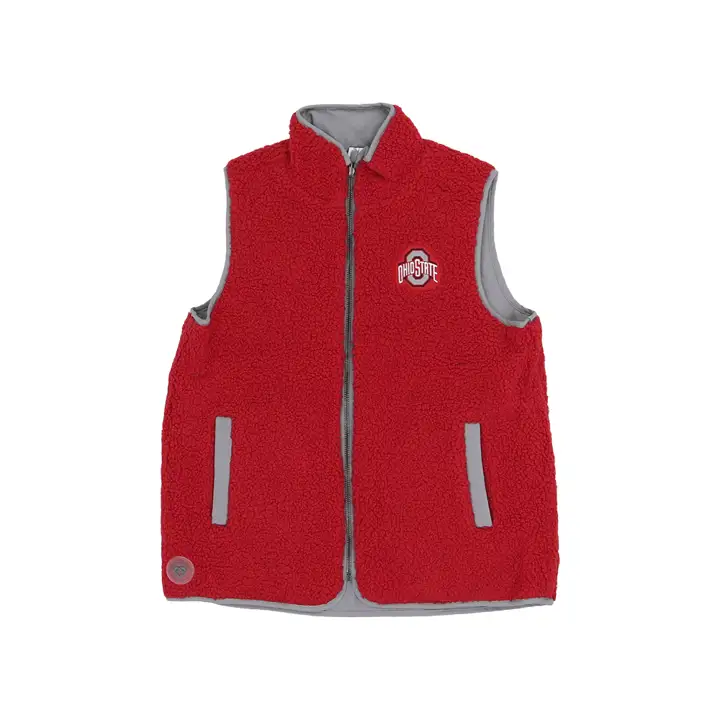 Gilet réversible Ohio State Buckeyes NCAA pour femme, co-assistant