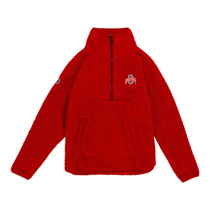 Veste Sherpa Chenille Ohio State Buckeyes NCAA Femme Hiver Merveilleux