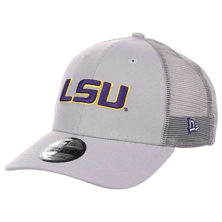 LSU NCAA NE Gris Casquette Trucker GRI