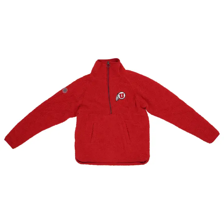 Veste Sherpa Chenille Femme NCAA Utah Utes Hiver Merveilleux
