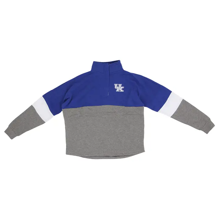 Kentucky Wildcats NCAA Magazine féminin 1/4 Zip 22 rbl/gry