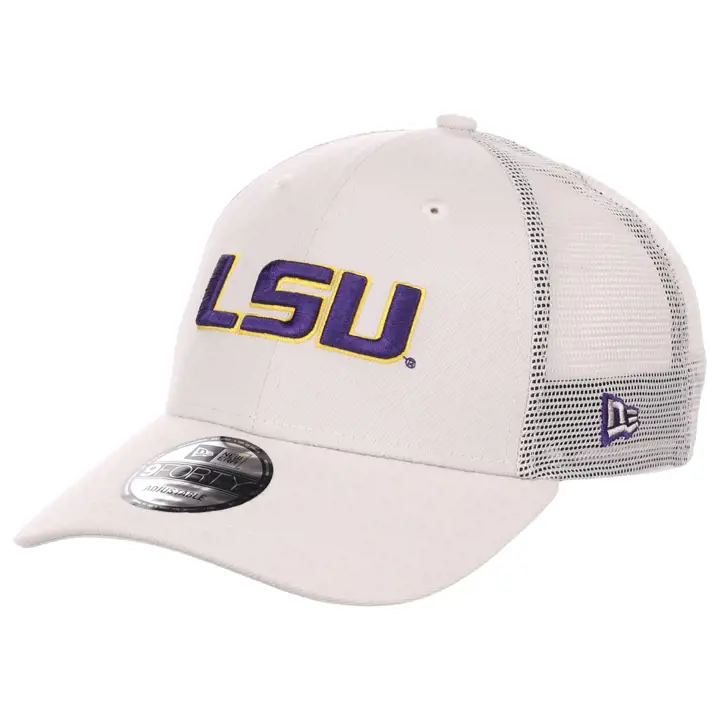 L.S.U. NCAA NE Stone Trucker NATUREL
