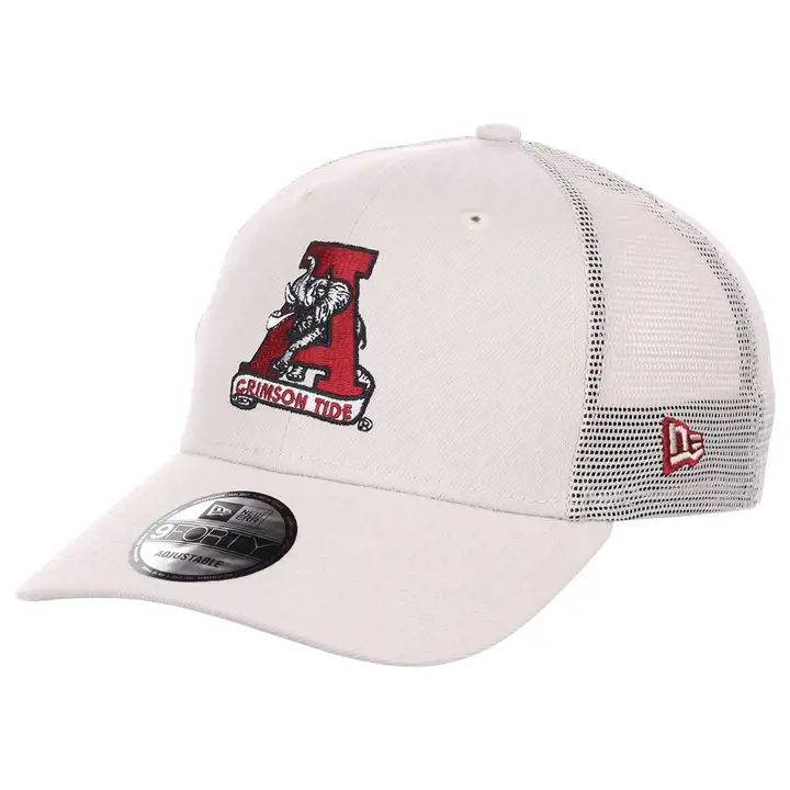 Casquette Trucker NCAA Alabama Crimson Tide NE Stone NATUREL