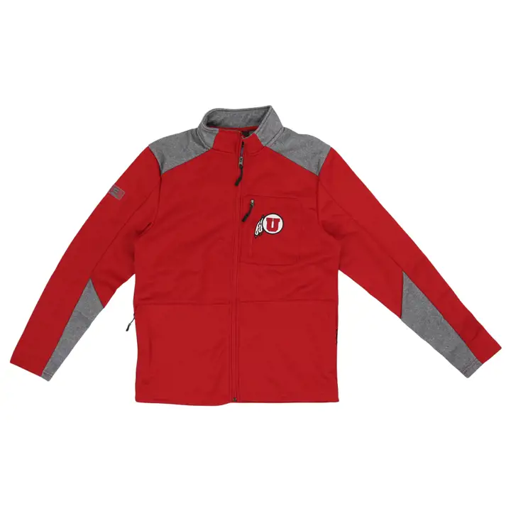 Veste Utah Utes NCAA I'd Keep Playing 22 Rouge/Charbon