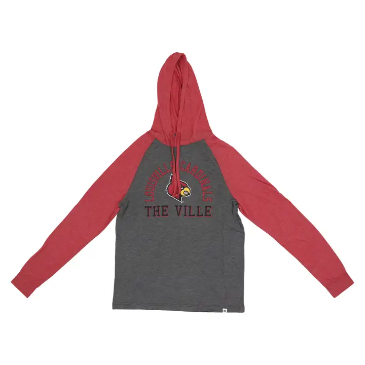 T-shirt à manches longues à capuche Louisville Cardinals NCAA Zen Philosopher