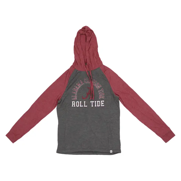 T-shirt à capuchon manches longues Alabama Crimson Tide NCAA Zen Philosopher