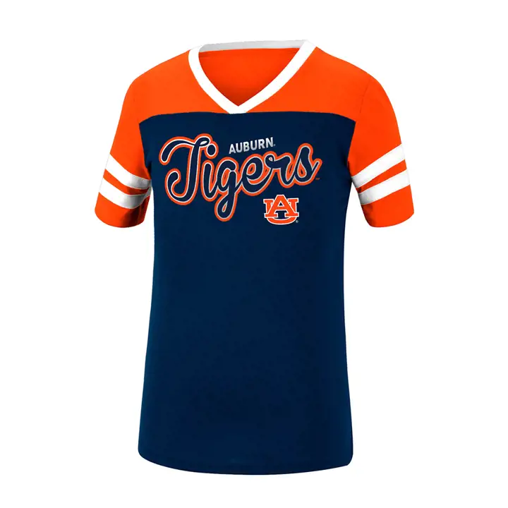 T-shirt Auburn Tigers NCAA Girls Practically Perfect 22 Marine