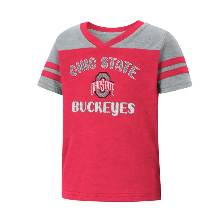 T-shirt « Practically Perfect » NCAA Ohio State Buckeyes pour petites filles