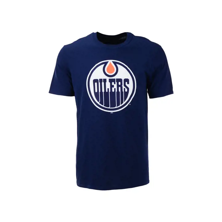 T-shirt Edmonton Oilers NHL Prime Logo Bleu Marine