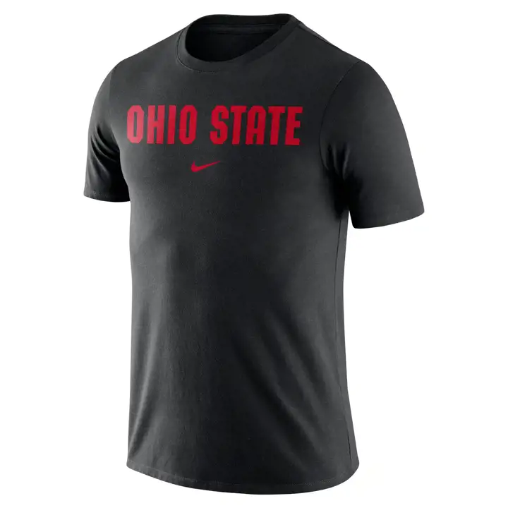 T-shirt Ohio State Buckeyes NCAA Essential Wordmark noir