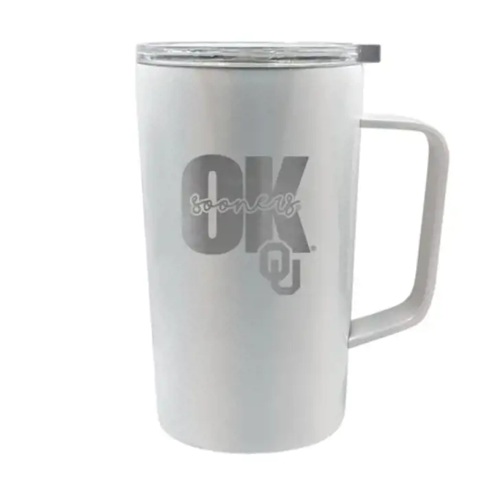 "Mug Oklahoma Sooners 47 cl « Hustle » blanc"