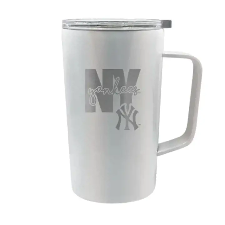 "Mug 47 cl « Hustle » des Yankees de New York, blanc"