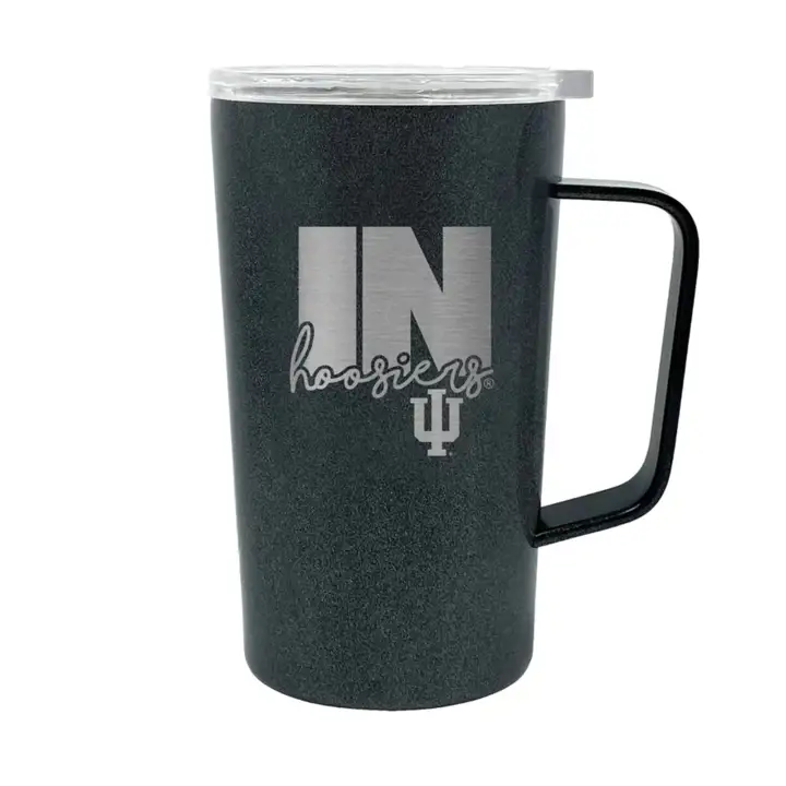 "Mug « Hustle » noir 47 cl Indiana Hoosiers"