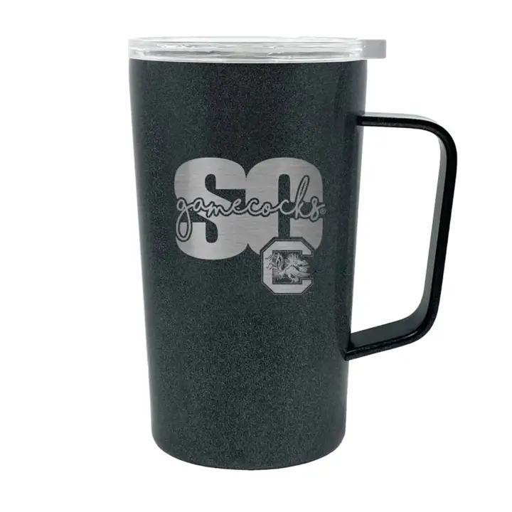 "Mug \"Hustle\" noir 47 cl South Carolina Gamecocks"