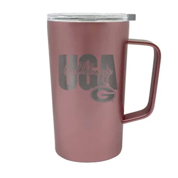 "Mug « Hustle » 47 cl Bulldogs de la Géorgie rose"