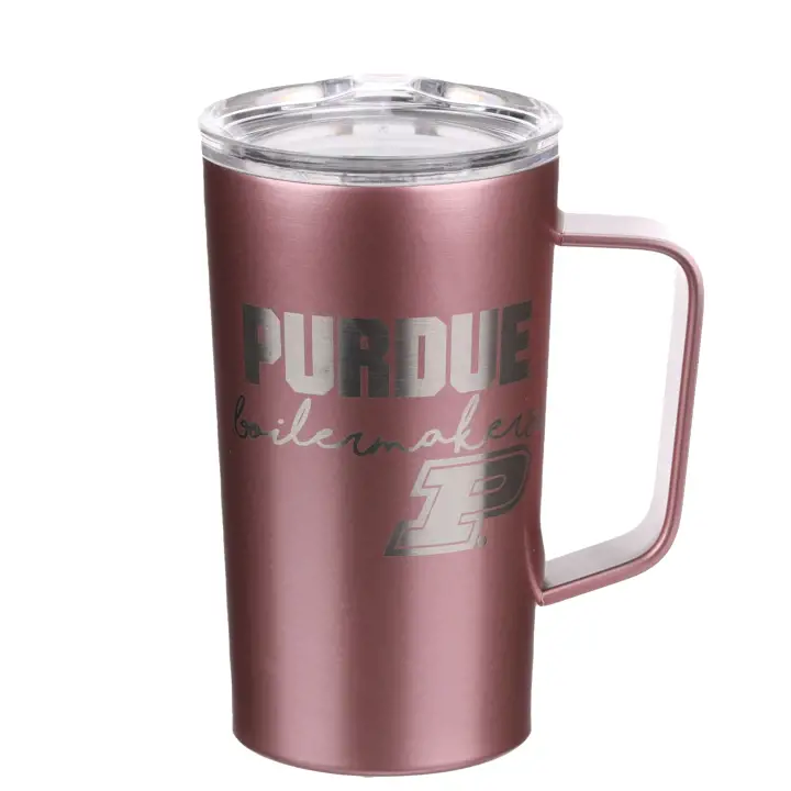 "Mug « Hustle » 47 cl Purdue Boilermakers rose"