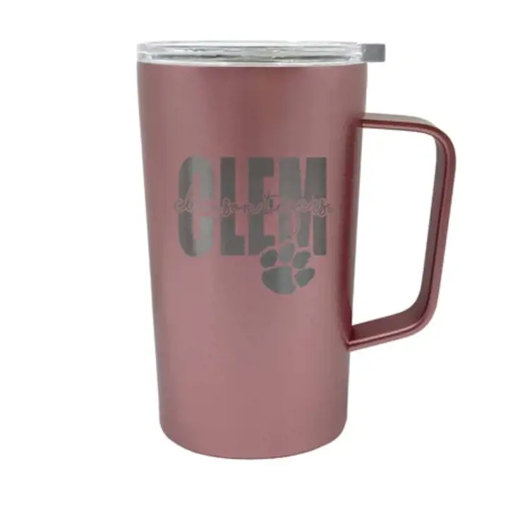 "Mug «Hustle» Clemson Tigers de 47 cl, rose"