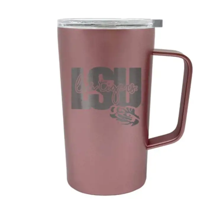 "Mug LSU « Hustle » 47 cl rose"