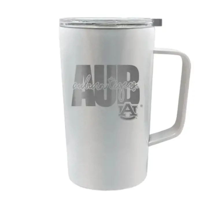 "Mug « Hustle » Auburn Tigers 16 oz blanc"
