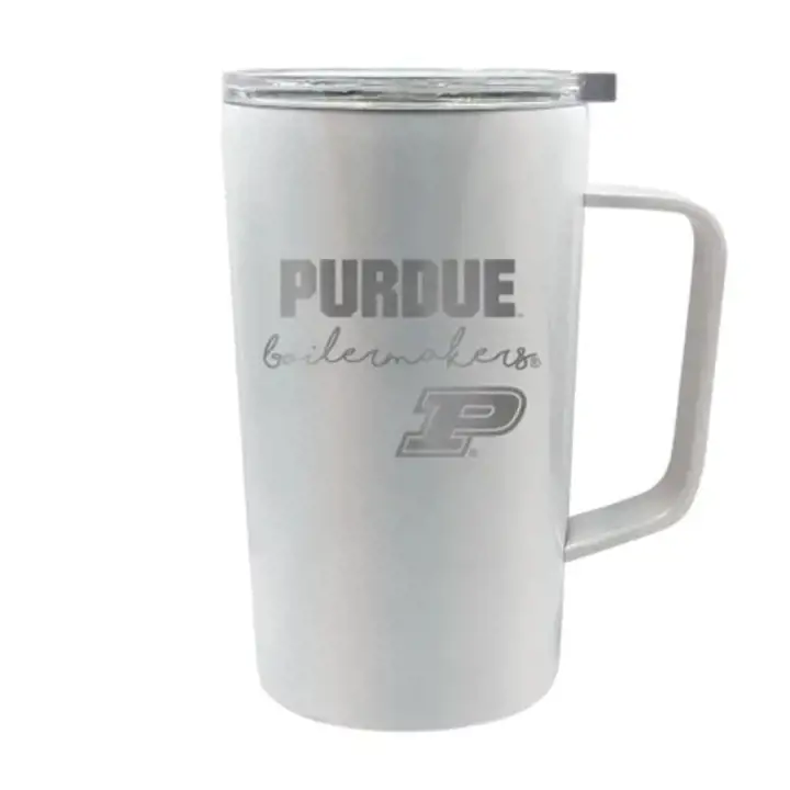 "Mug « Hustle » 16oz Purdue Boilermakers, blanc"