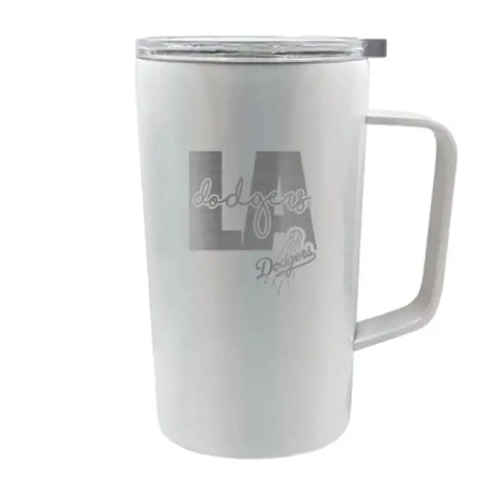 "Mug «Hustle» des Dodgers de Los Angeles 47 cl blanc"